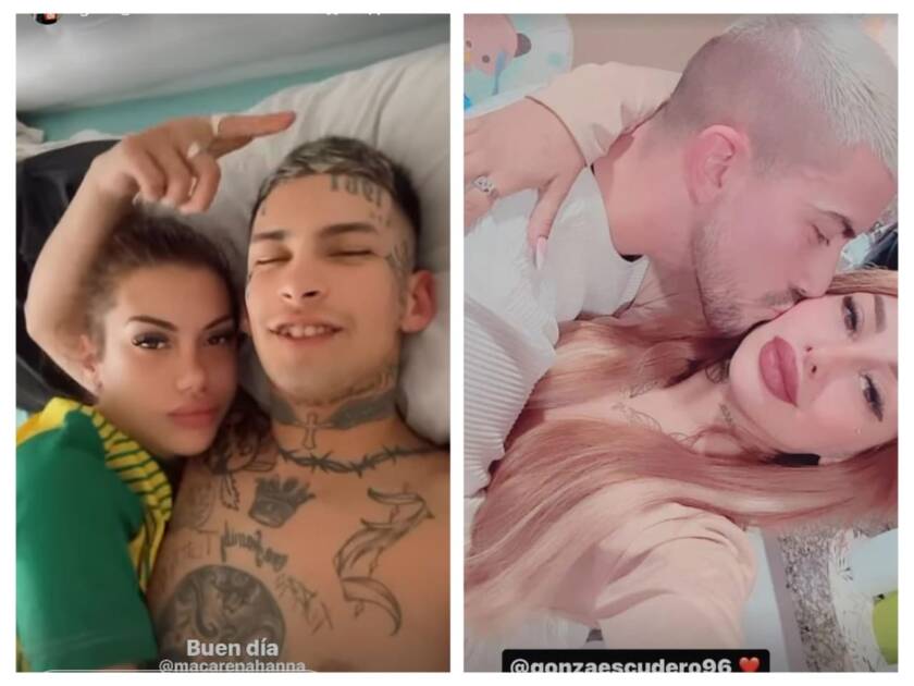 L-Gante blanqueó a su nueva novia con una foto desde la cama, Desde su cuenta de Instagram, se mostró por primera vez junto a su pareja.