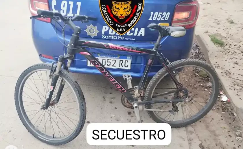Hallaron un bicicleta Raleigh robada en Sunchales Hallaron un bicicleta Raleigh robada en Sunchales