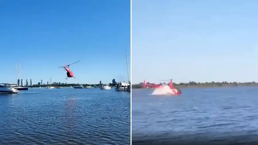 Video: Helicóptero se estrella por maniobras peligrosas en Ramallo Video: Helicóptero se estrella por maniobras peligrosas en Ramallo