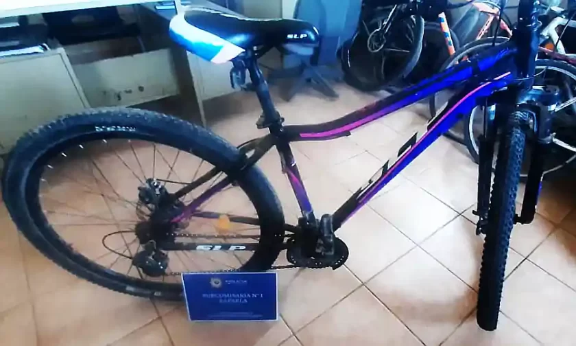 Recuperaron una bicicleta SLP robada por un ladrón reconocido en el barrio Recuperaron una bicicleta SLP robada por un ladrón reconocido en el barrio