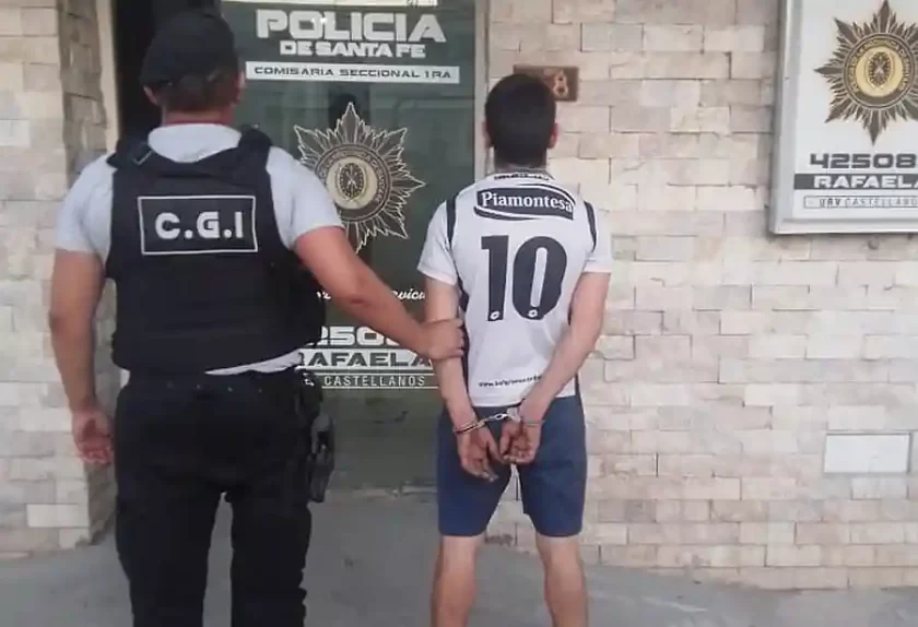 Rafaela: Capturan a ladrón momentos después del robo Rafaela: Capturan a ladrón momentos después del robo