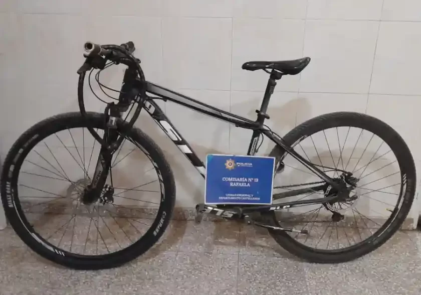 Robo de bicicleta en Rafaela: persecución y detención Robo de bicicleta en Rafaela: persecución y detención