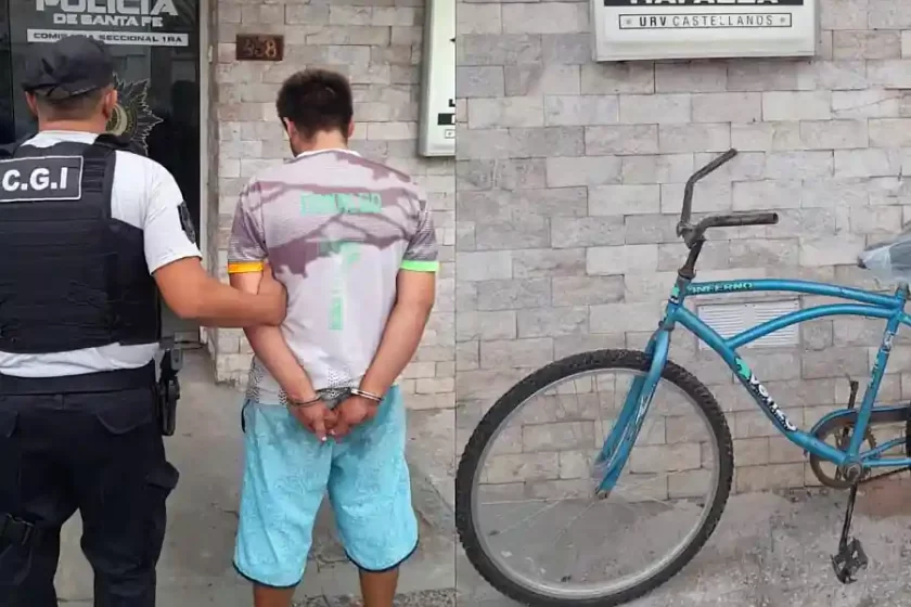Detenido por hurto calificado tras el robo de una bicicleta en Rafaela Detenido por hurto calificado tras el robo de una bicicleta en Rafaela