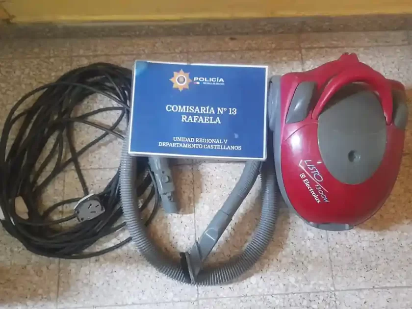 Robó una aspiradora pero la recuperaron Robó una aspiradora pero la recuperaron