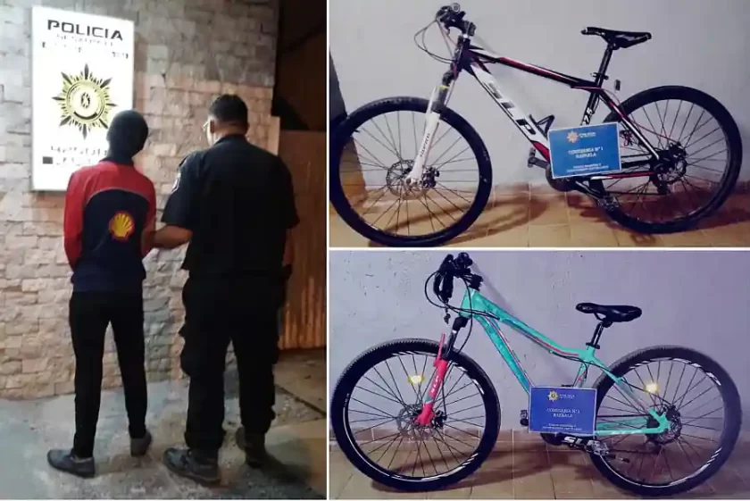 Recuperaron dos bicicletas robadas momentos antes en Rafaela Recuperación de Bicicletas en Rafaela
