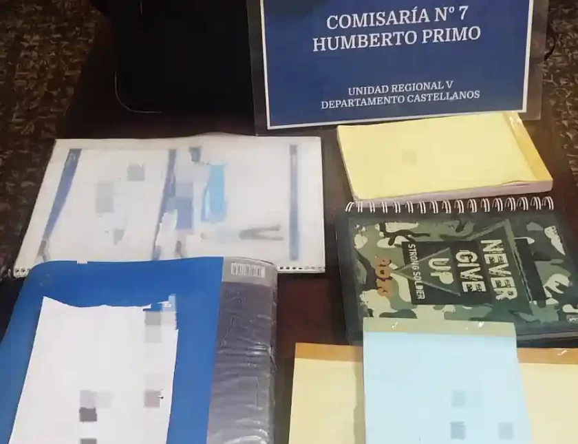Recuperan Maletín Sustraído en Humberto Primo Recuperan Maletín Sustraído en Humberto Primo