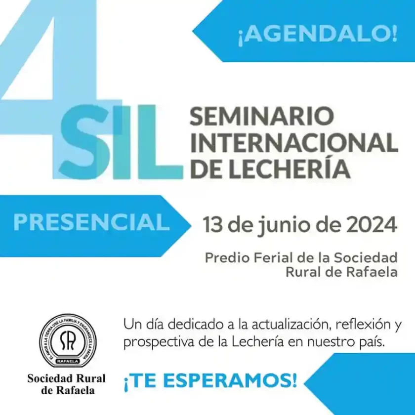 La Sociedad Rural de Rafaela invita a cubrir la conferencia de prensa del 4º Seminario Internacional de Lechería La Sociedad Rural de Rafaela invita a cubrir la conferencia de prensa del 4º Seminario Internacional de Lechería