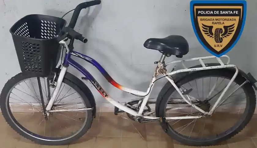 Hallazgo de una bicicleta en Rafaela: investigación en curso Hallazgo de una bicicleta en Rafaela: investigación en curso