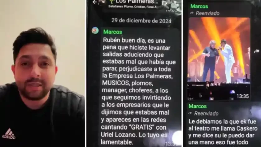 Tensión en Los Palmeras: Conflicto entre Cacho Deicas y Marcos Camino pone en riesgo la continuidad del grupo Tensión en Los Palmeras: Conflicto entre Cacho Deicas y Marcos Camino pone en riesgo la continuidad del grupo