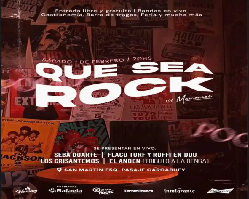 "Que Sea Rock" vuelve con todo este sábado "Que Sea Rock" vuelve con todo este sábado
