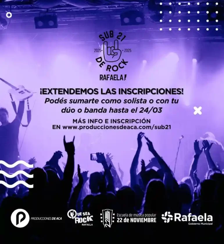 El certamen Sub 21 Rock extiende su convocatoria El certamen Sub 21 Rock extiende su convocatoria