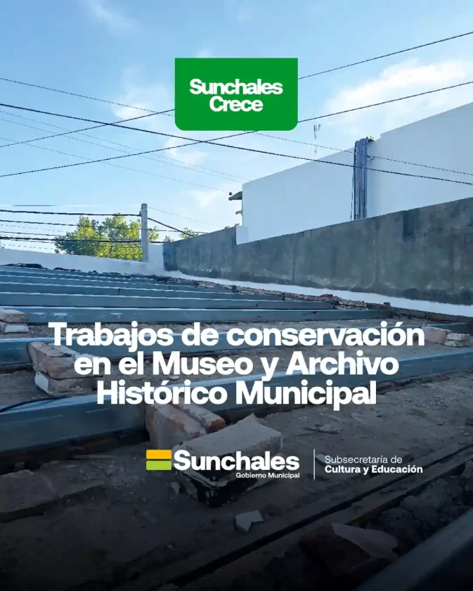 Avanzan los trabajos de conservación en el Museo y Archivo Histórico Municipal “Basilio María Donato” Avanzan los trabajos de conservación en el Museo y Archivo Histórico Municipal “Basilio María Donato”