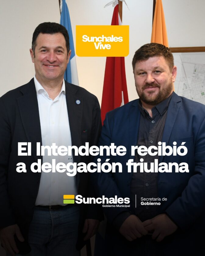 Sunchales: El Intendente recibió a delegación friulana Sunchales: El Intendente recibió a delegación friulana