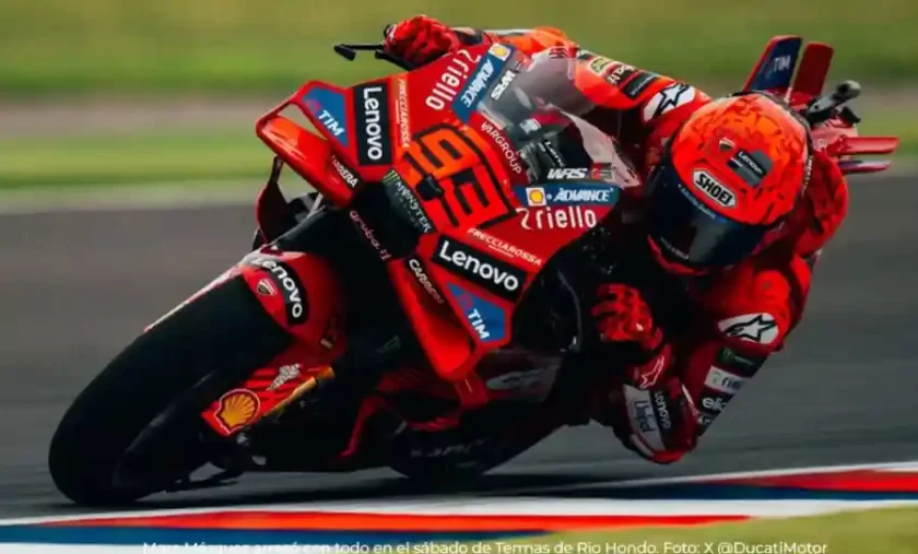 Marc Márquez, amo y señor del MotoGP en Termas de Río Hondo Marc Márquez, amo y señor del MotoGP en Termas de Río Hondo