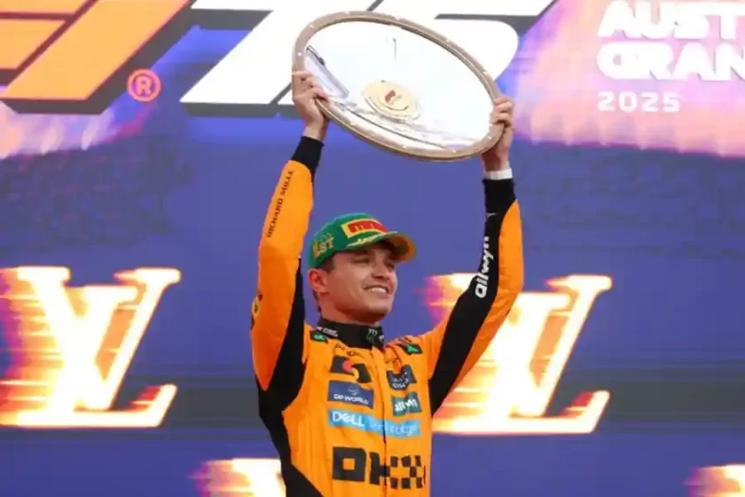 Norris triunfa en un caótico Gran Premio de Australia marcado por la lluvia y los incidentes Norris triunfa en un caótico Gran Premio de Australia marcado por la lluvia y los incidentes