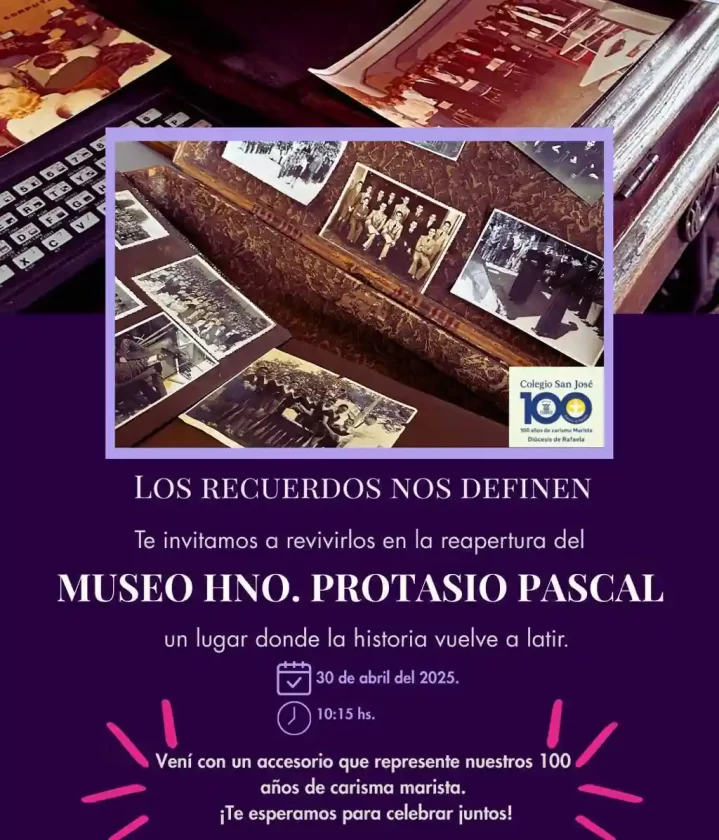 Se abren nuevamente las puertas del museo institucional Hno Protasio Pascal Se abren nuevamente las puertas del museo institucional Hno Protasio Pascal