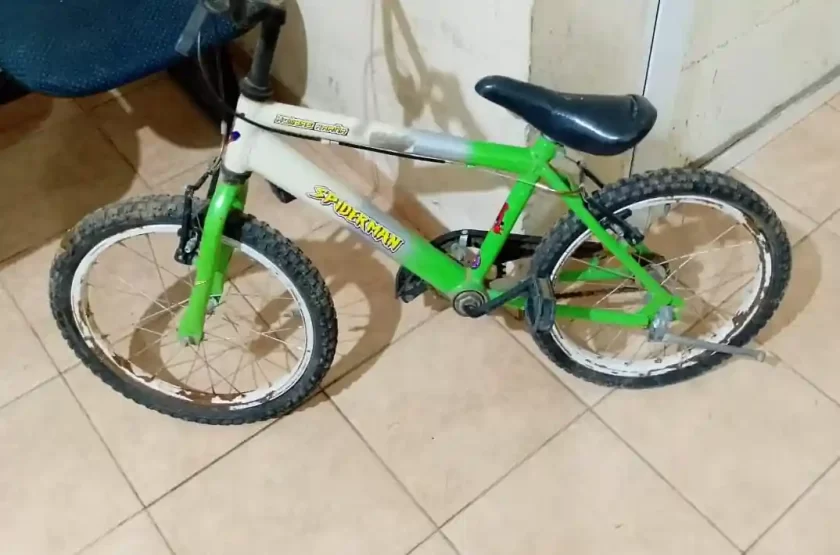 Rafaela: Incautan una bicicleta abandonada en el centro Rafaela: Incautan una bicicleta abandonada en el centro