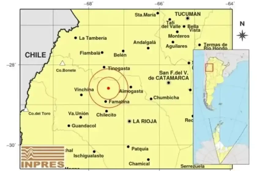 ¡Terremoto en pleno feriado! Fuerte sismo sacudió La Rioja y se sintió en varias provincias ¡Terremoto en pleno feriado! Fuerte sismo sacudió La Rioja y se sintió en varias provincias