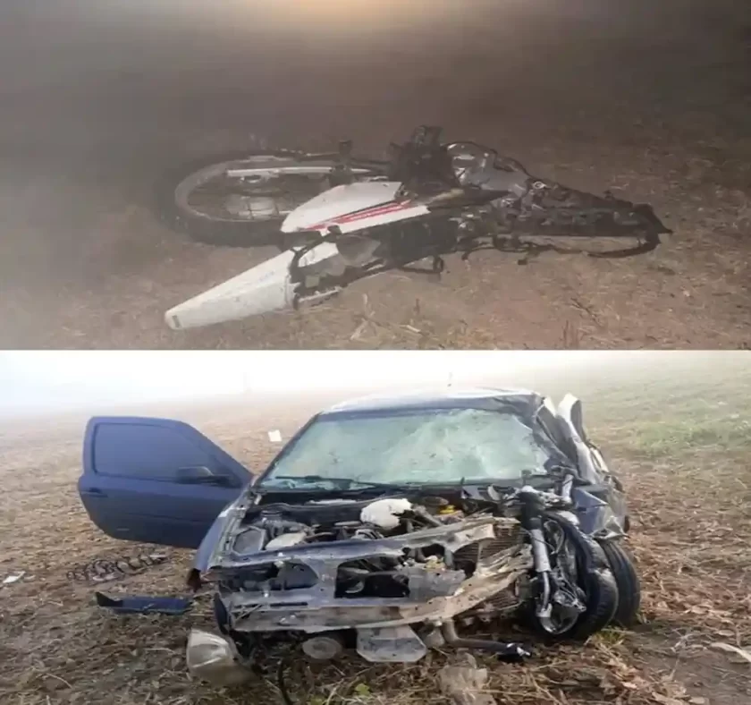 Tragedia en Ruta N°1 (Porteña): Joven de Brinkmann muere en choque frontal moto-auto Tragedia en Ruta N°1 (Porteña): Joven de Brinkmann muere en choque frontal moto-auto