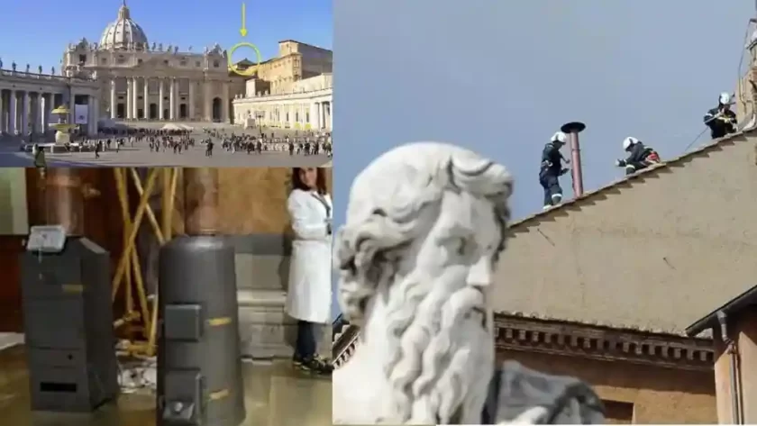 El Vaticano listo para el Cónclave: Instalaron la histórica chimenea, clave para anunciar al nuevo Papa El Vaticano listo para el Cónclave: Instalaron la histórica chimenea, clave para anunciar al nuevo Papa