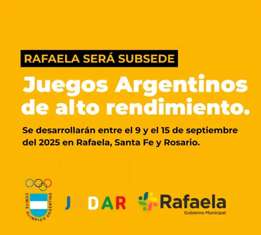 Rafaela se consolida como epicentro del deporte argentino Rafaela se consolida como epicentro del deporte argentino