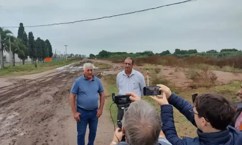 Bella Italia: Intenso reclamo por el abandono de obras en la ruta 70S Bella Italia: Intenso reclamo por el abandono de obras en la ruta 70S