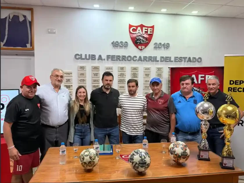Calvo y Chivallero acompañaron al club Ferrocarril del estado en el lanzamiento oficial del torneo de fútbol infantil bichito 2025 Calvo y Chivallero acompañaron al club Ferrocarril del estado en el lanzamiento oficial del torneo de fútbol infantil bichito 2025