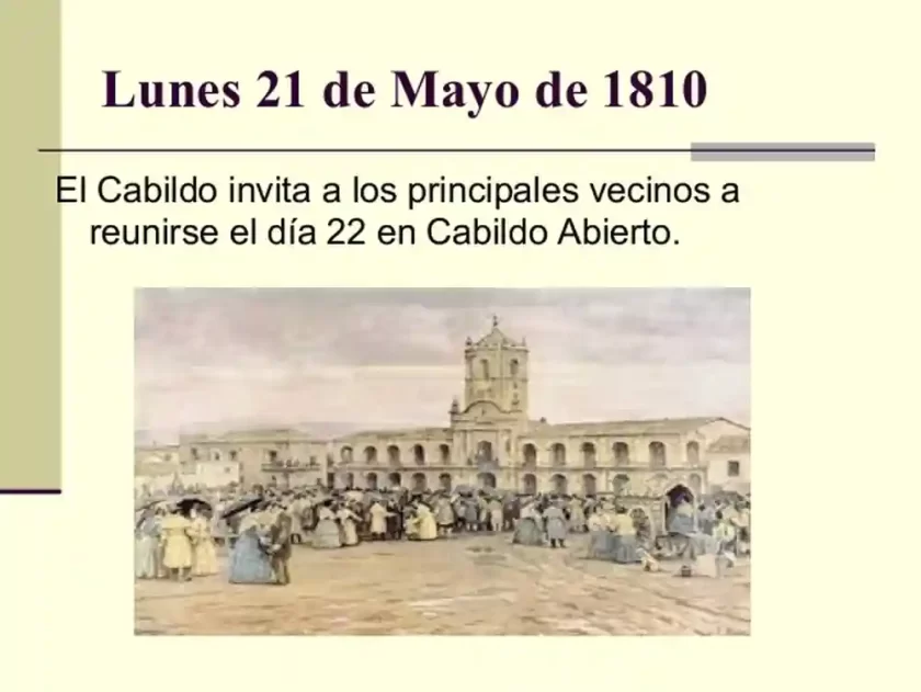Lunes 21 de Mayo de 1810: La "Legión Infernal" toma la Plaza y acelera la convocatoria Lunes 21 de Mayo de 1810: La "Legión Infernal" toma la Plaza y acelera la convocatoria