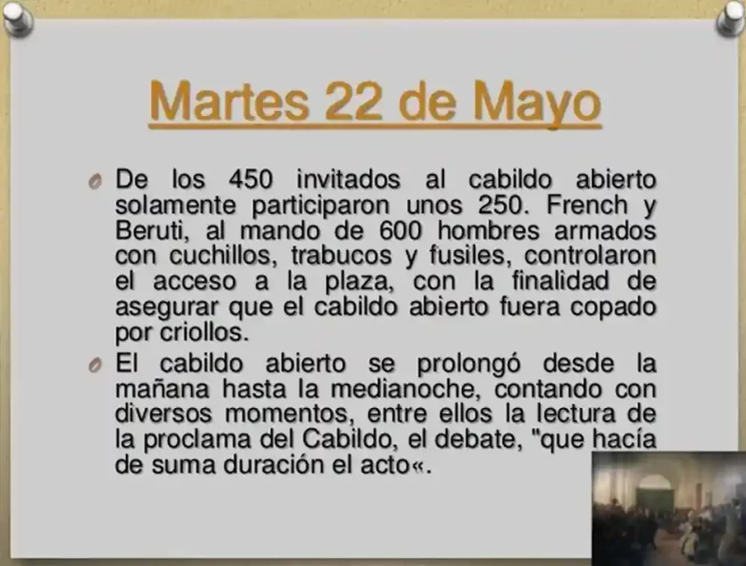 Martes 22 de Mayo de 1810: El debate crucial sobre el futuro del Virreinato Martes 22 de Mayo de 1810: El debate crucial sobre el futuro del Virreinato