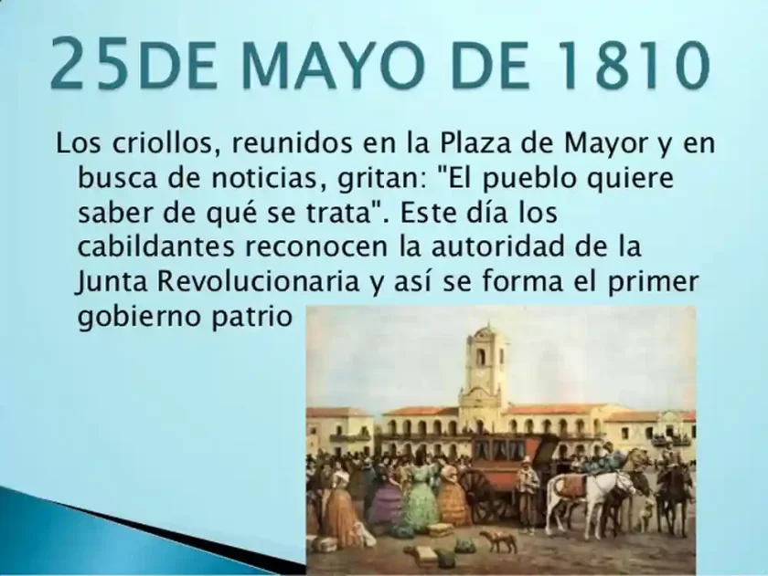 25 de Mayo de 1810: Nace un nuevo gobierno en Buenos Aires 25 de Mayo de 1810: Nace un nuevo gobierno en Buenos Aires