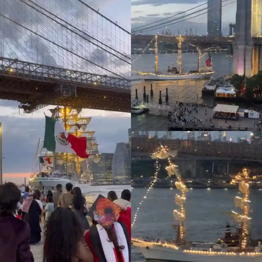 Tragedia en Nueva York: buque escuela mexicano choca contra el Puente de Brooklyn con saldo fatal Tragedia en Nueva York: buque escuela mexicano choca contra el Puente de Brooklyn con saldo fatal