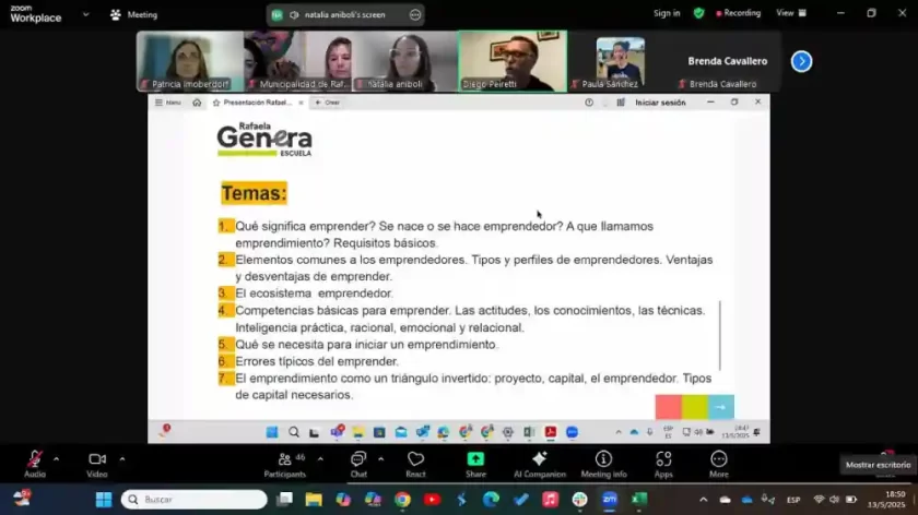 Comenzó “Rafaela Genera Escuela” con una clase introductoria al mundo emprendedor Comenzó “Rafaela Genera Escuela” con una clase introductoria al mundo emprendedor