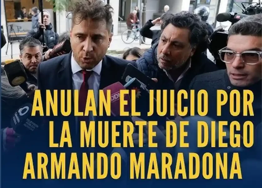 Anulan el juicio por la muerte de Maradona: el proceso vuelve a fojas cero Anulan el juicio por la muerte de Maradona: el proceso vuelve a fojas cero