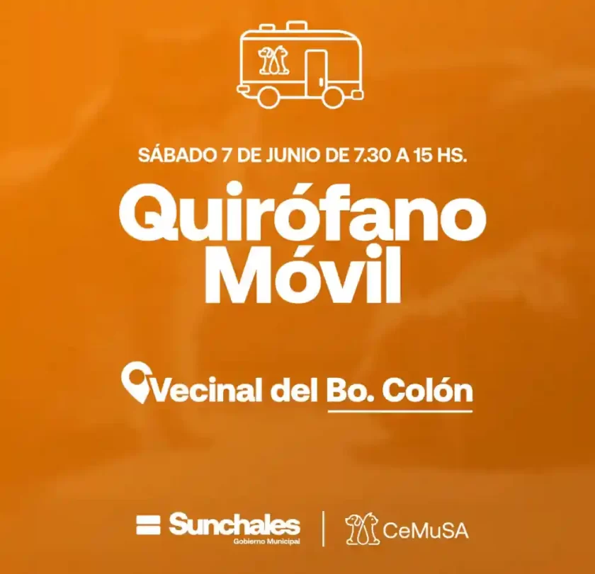 Vuelve el Quirófano Móvil a Sunchales Vuelve el Quirófano Móvil a Sunchales
