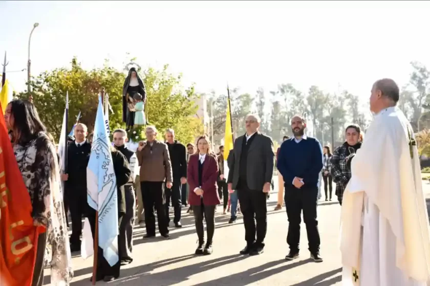 Calvo y Chivallero participaron de las patronales de Angélica Calvo y Chivallero participaron de las patronales de Angélica