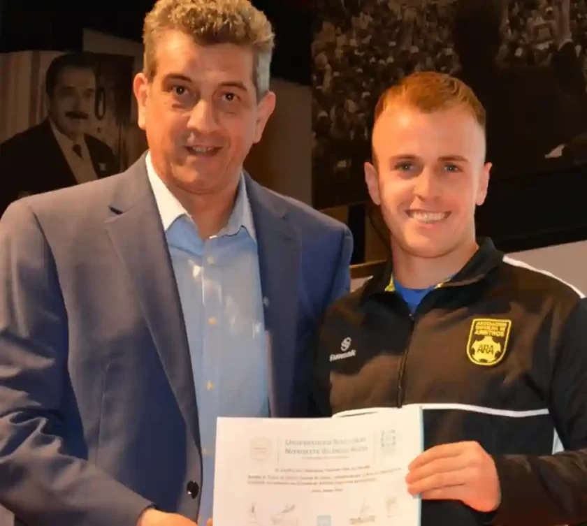 Facundo Rodríguez se recibió de árbitro nacional Facundo Rodríguez se recibió de árbitro nacional