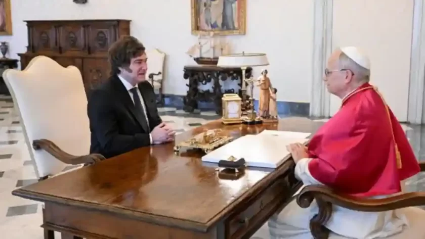 El Papa León XIV confirma a Milei su intención de visitar Argentina El Papa León XIV confirma a Milei su intención de visitar Argentina