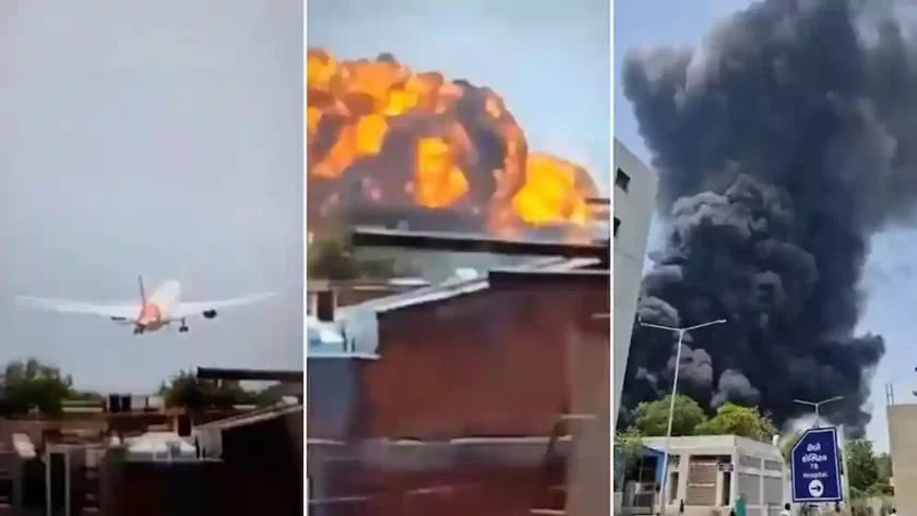Tragedia aérea en India: un avión con 242 pasajeros se estrelló tras despegar Tragedia aérea en India: un avión con 242 pasajeros se estrelló tras despegar