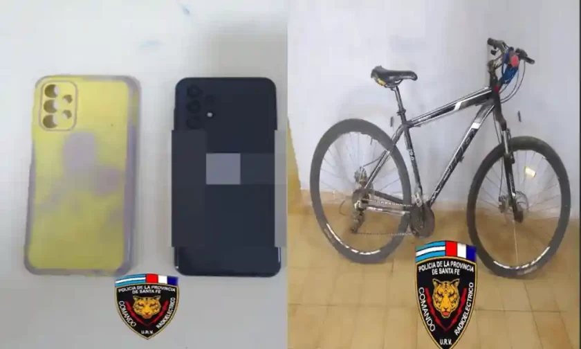 Rafaela: Detenido por robar un celular y una bicicleta a un menor Rafaela: Detenido por robar un celular y una bicicleta a un menor