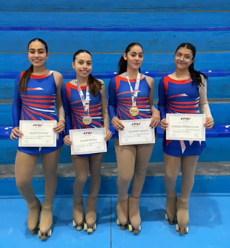 Patinadoras de Atlético clasificaron al Nacional Patinadoras de Atlético clasificaron al Nacional