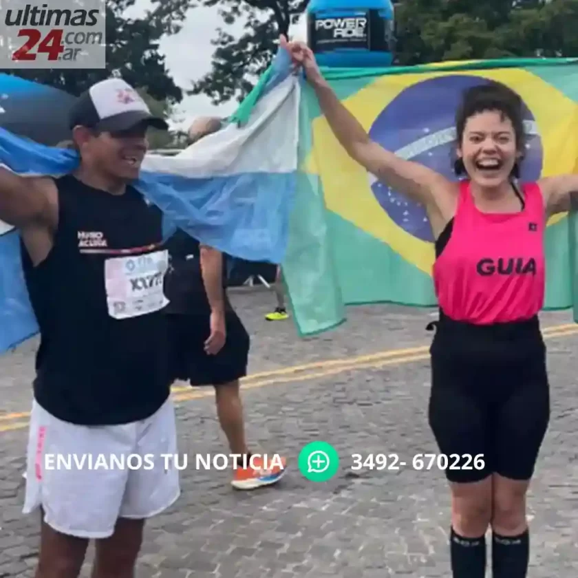 Hugo Acuña ganó los 42K de Rosario representando al Club Argentino Hugo Acuña ganó los 42K de Rosario representando al Club Argentino