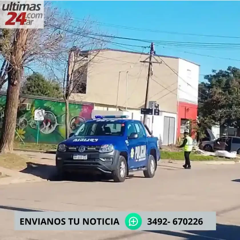 Grave accidente en Sunchales: Motociclista con lesiones severas Grave accidente en Sunchales: Motociclista con lesiones severas