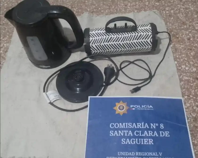 Recuperan elementos robados en Santa Clara de Saguier Recuperan elementos robados en Santa Clara de Saguier