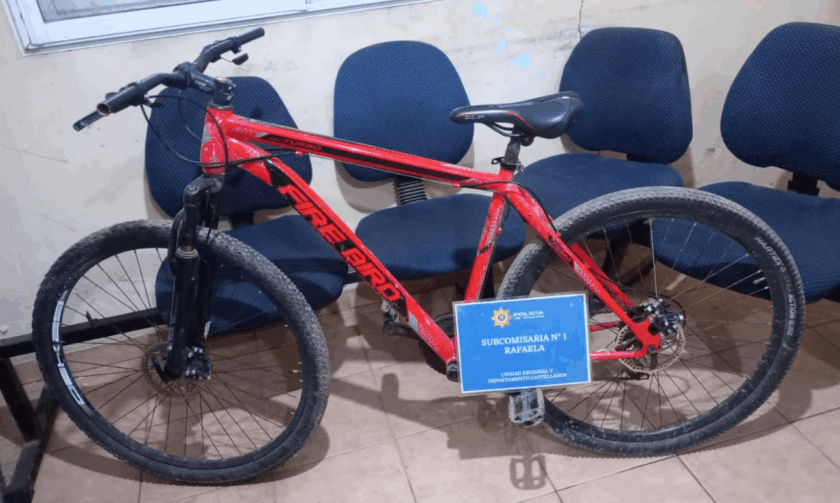 Rafaela: Recuperan bicicleta robada tras operativo y colaboración del Centro de Monitoreo Rafaela: Recuperan bicicleta robada tras operativo y colaboración del Centro de Monitoreo