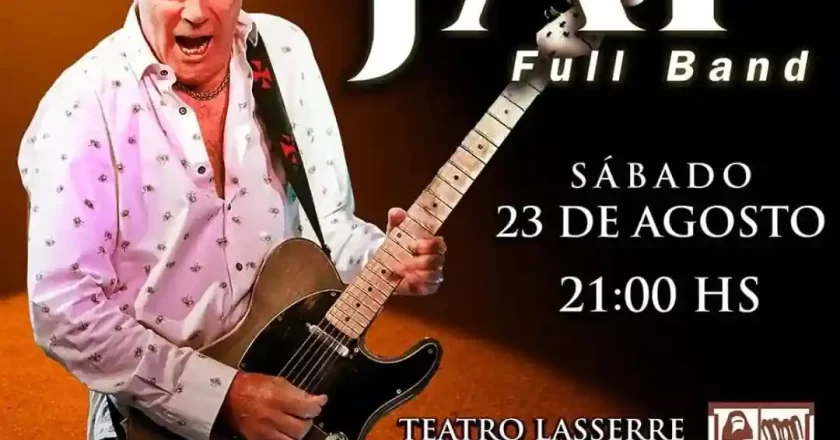 JAF y su Full Band en Rafaela: Una Noche de Puro Rock en el Teatro Lasserre